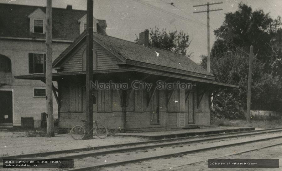 Postcard: Railroad Station, Attleboro Falls, Massachusetts